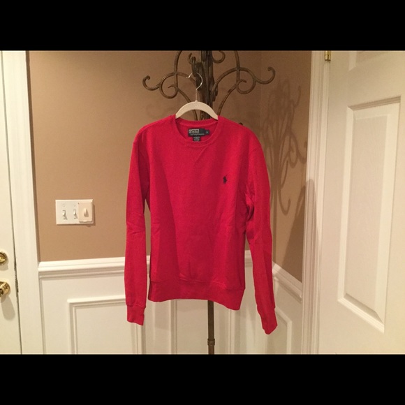 Polo by Ralph Lauren Other - Polo Red Crewneck Sweatshirt - Small Polo by Ralph Lauren Other - Polo Red Crewneck Sweatshirt - Small
